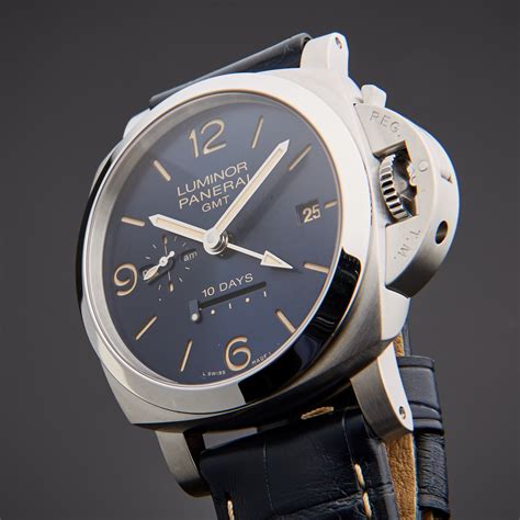 luminor panerai gmt 10 days manual|luminor gmt panerai automatic price.